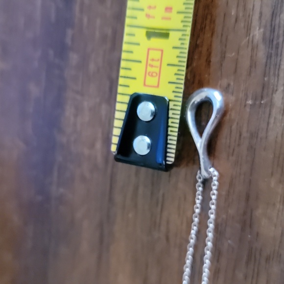 Tiffany & Co. Silver Open Teardrop Paloma Picasso Pendant Necklace - Picture 7 of 8